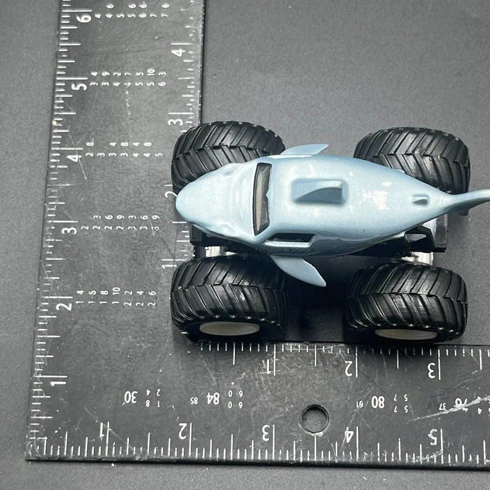Monster Jam Megalodon Overcast Loose Truck HTF 1/64 Diecast Over‎ Cast Gray